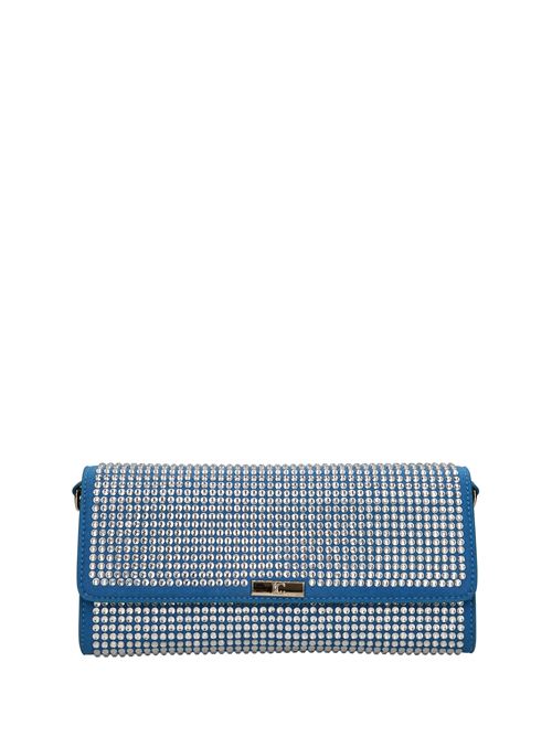 Borsa in ecopelle ecocamoscio e strass LA CARRIE | 141M-KS-710-SYMBLU
